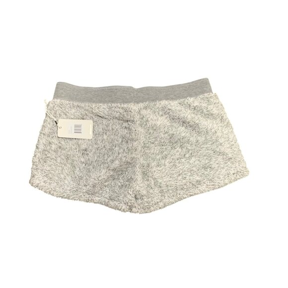 P.J. Salvage Heather Grey Fuzzy Lounge Shorts S Soft & Cozy Sherpa NWT - Picture 4 of 4